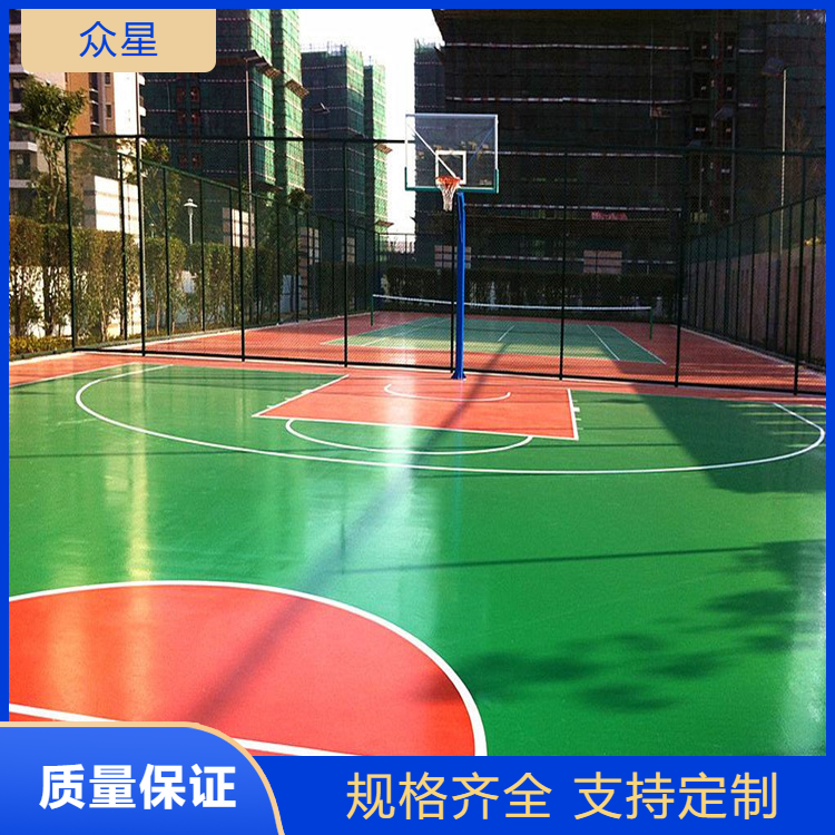 洛阳市塑胶篮球场橡胶跑道 - 方案